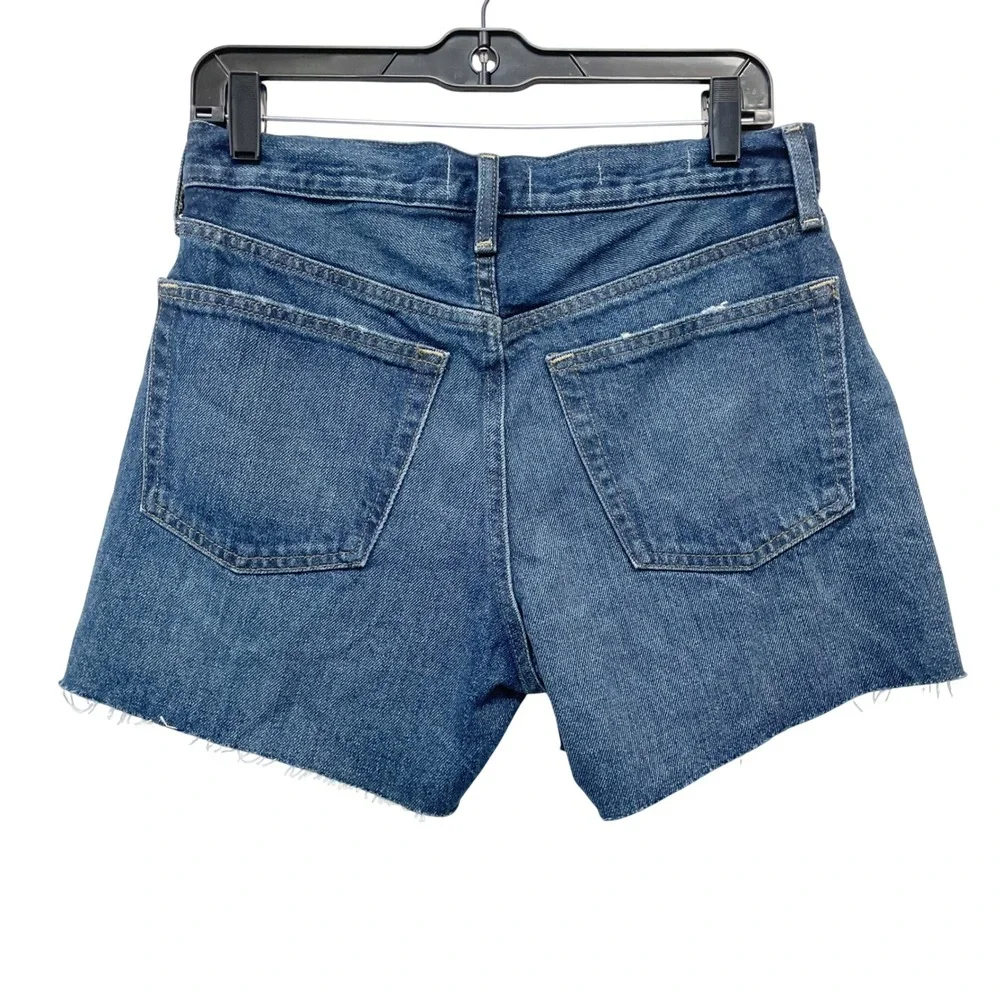 Universal Thread Women's Blue Mid Rise 90s Baggy Denim Cutoff Shorts Size 2